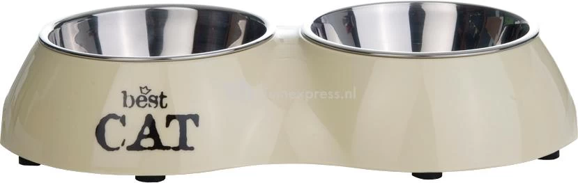 Beeztees Best Cat Melamine Dinerset 3 Beeztees Best Cat Melamine Dinerset