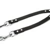 Beeztees Lederen Koppellijn Voor 2 Honden Zwart - 30 Cm X 18 Mm -Beeztees 38389