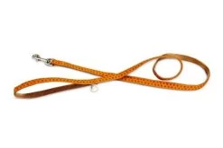 Beeztees Hondenriem Mac Leather 120cm X 15mm Bruin