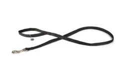 Beeztees Hondenriem Mac Leather 120cm X 20mm Zwart