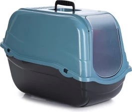 Beeztees Kattenbak Romeo Eco Blauw / Zwart 57 X 39 X 41 Cm 3 Beeztees Kattenbak Romeo Eco Blauw / Zwart 57 X 39 X 41 Cm