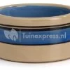 Beeztees Keramiek Eetbakje Met Blauwe Rand