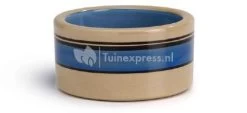 Beeztees Keramiek Eetbakje Met Blauwe Rand