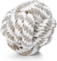 Beeztees Touwbal 10 Cm Grijs/beige 3 Beeztees Touwbal 10 Cm Grijs/beige