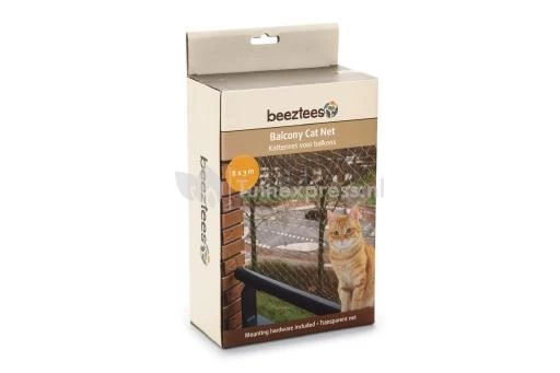 Beeztees Kattennet Voor Het Balkon 8x3 M 3 Beeztees Kattennet Voor Het Balkon 8x3 M