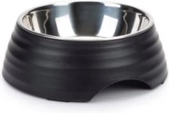 Beeztees Hondenvoerbak Rimpu Zwart D 17,5 H 5,5 Cm 350 Ml