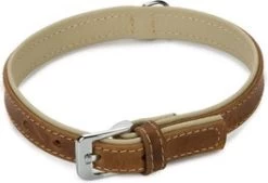 Beeztees Hondenhalsband Comfort Bruin 40 X 1,7 Cm