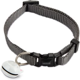 Beeztees Kattenhalsband Uni Grijs 20-30 X 1 Cm 3 Beeztees Kattenhalsband Uni Grijs 20-30 X 1 Cm