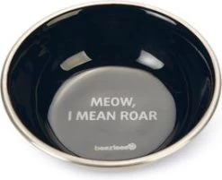 Beeztees Kattenvoerbak Roar Zwart D 13 H 4 Cm