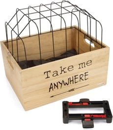 Beeztees Honden Fietsmand Journey Naturel 45 X 33 X 45 Cm