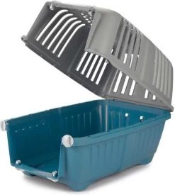 Beeztees Katten Reismand Pratiko Eco Blauw / Grijs 48 X 31 X 33 Cm