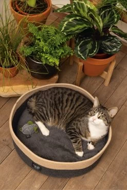 Beeztees Kattenmand Minus One Xana Grijs/bruin D 45 H 14 Cm -Beeztees 8712695197188 9