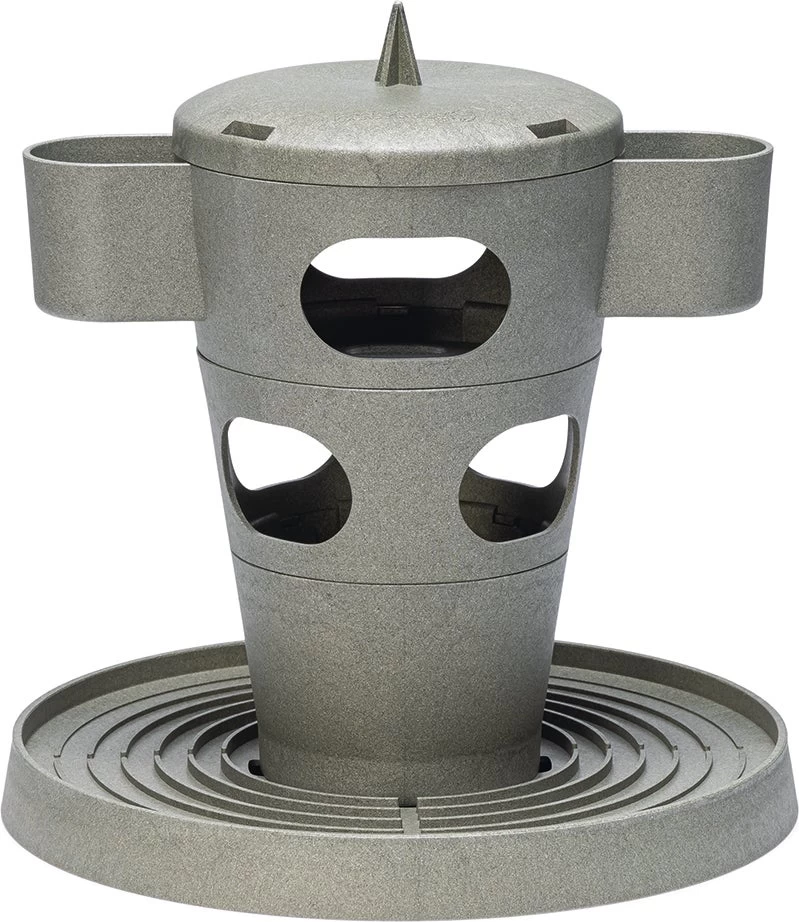 Beeztees Kippenvoerbak Snacktoren Grijs D 30 H 35 Cm 3 Beeztees Kippenvoerbak Snacktoren Grijs D 30 H 35 Cm