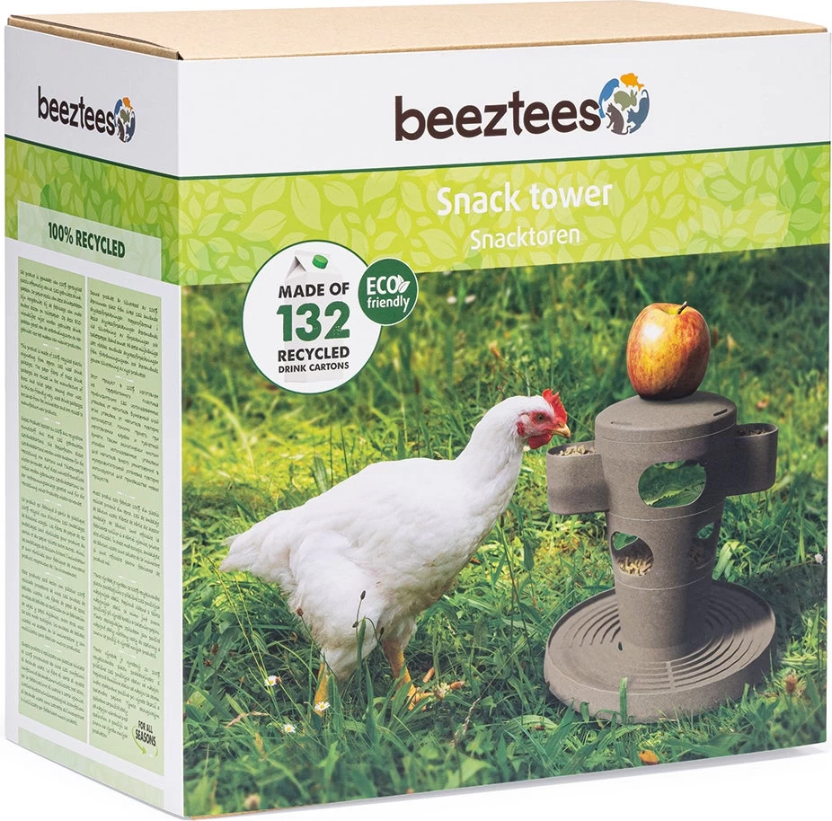 Beeztees Kippenvoerbak Snacktoren Grijs D 30 H 35 Cm 9 Beeztees Kippenvoerbak Snacktoren Grijs D 30 H 35 Cm - Afbeelding 7