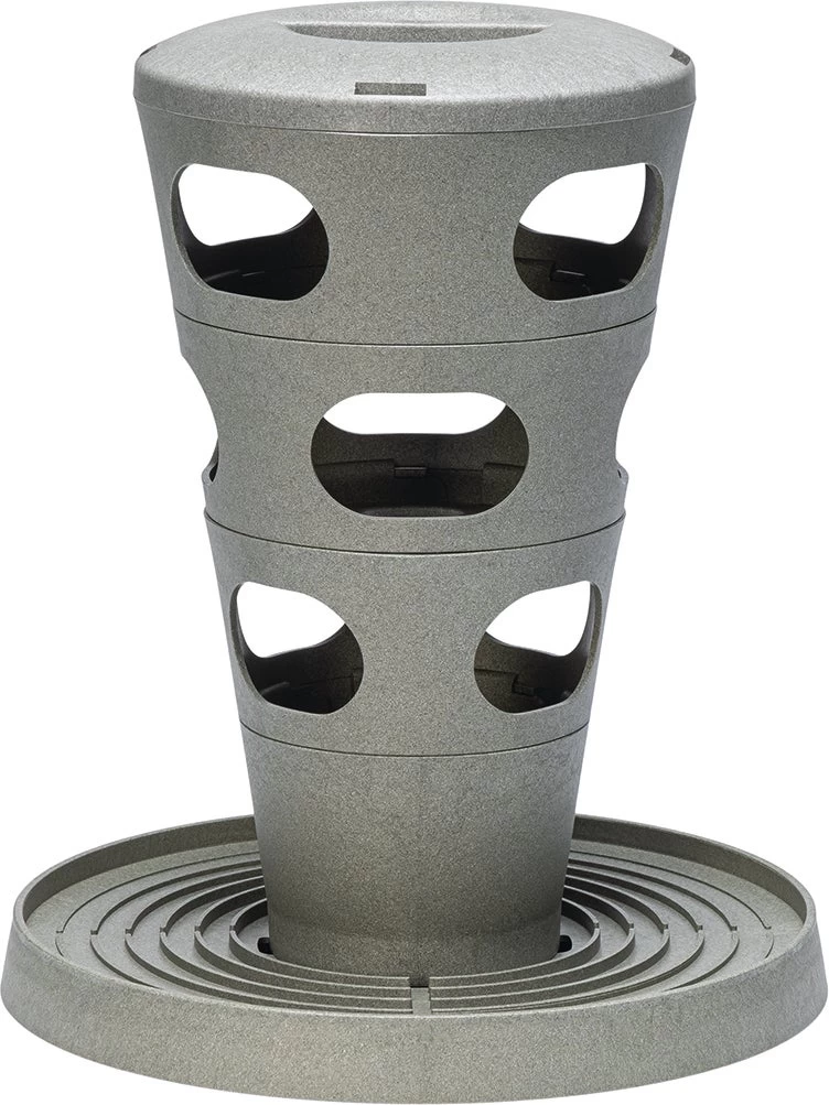 Beeztees Kippenvoerbak Voertoren Grijs D 30 H 37 Cm 3 Beeztees Kippenvoerbak Voertoren Grijs D 30 H 37 Cm