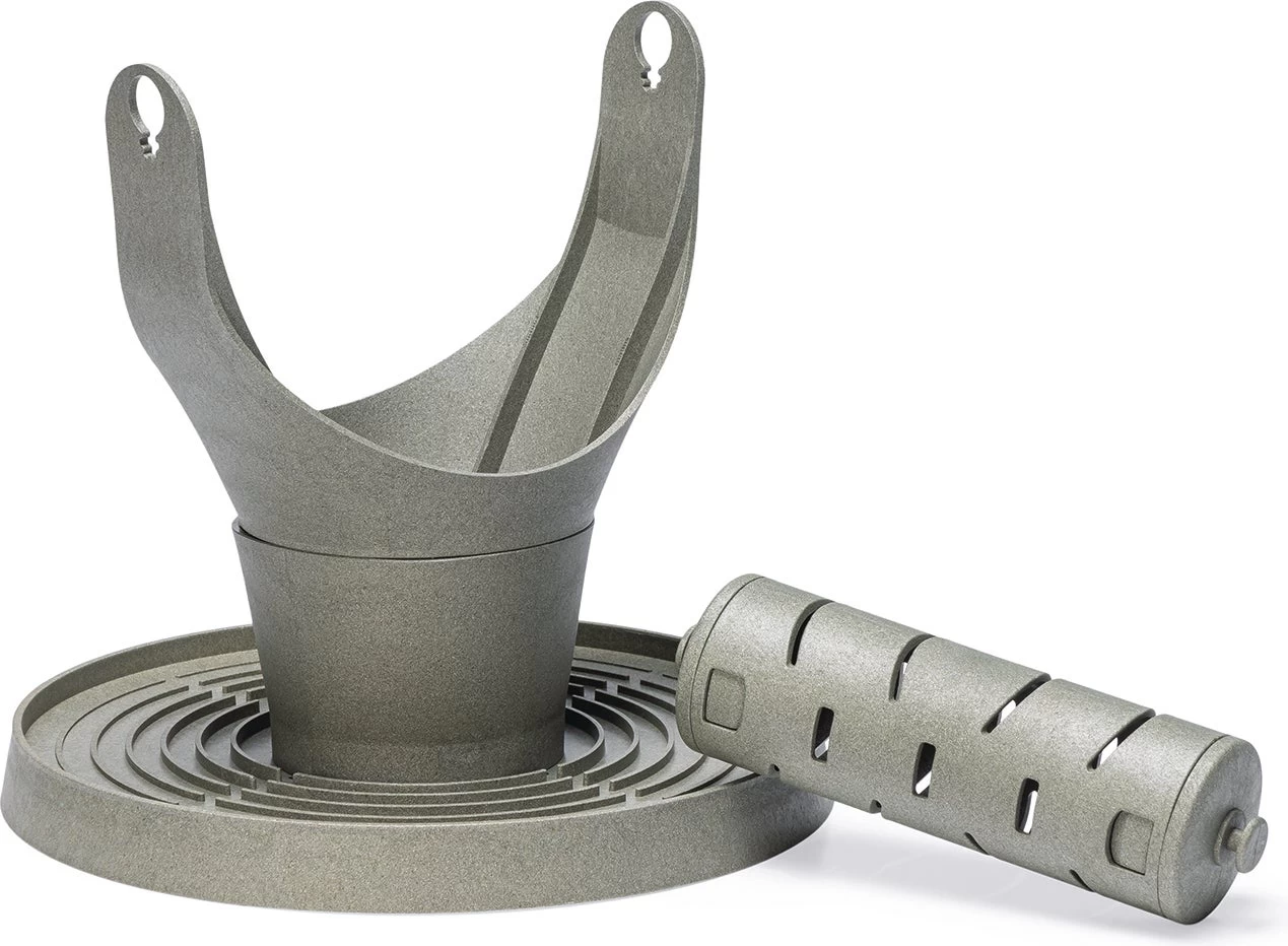 Beeztees Kippenvoerbak Speel- En Snacktoren Grijs D 30 H 31 Cm 5 Beeztees Kippenvoerbak Speel- En Snacktoren Grijs D 30 H 31 Cm - Afbeelding 3