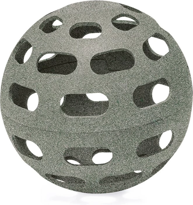 Beeztees Kippenvoerbak Speel Snackbal Grijs D 15 H 15 Cm 5 Beeztees Kippenvoerbak Speel Snackbal Grijs D 15 H 15 Cm - Afbeelding 3