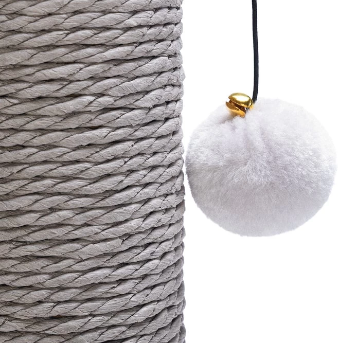 Beeztees Krabpaal Serpa Grijs 35 X 35 X 60 Cm 4 Beeztees Krabpaal Serpa Grijs 35 X 35 X 60 Cm - Afbeelding 2