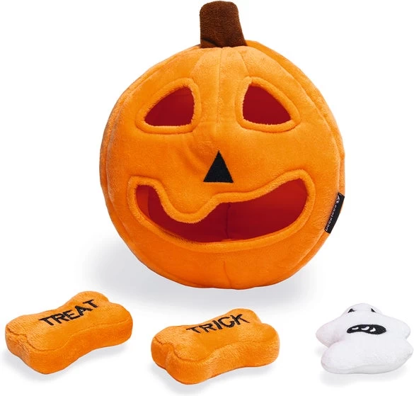 Beeztees Intelligentie Speelgoed Pompoen Oranje 22 X 17 X 16 Cm 4 Beeztees Intelligentie Speelgoed Pompoen Oranje 22 X 17 X 16 Cm - Afbeelding 2