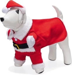 Beeztees Hondentrui Kerstman Rood / Wit 28 Cm