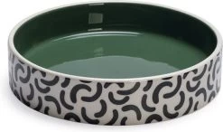 Beeztees Kattenvoerbak Mark Zwart/wit D 16,5 H 4 Cm