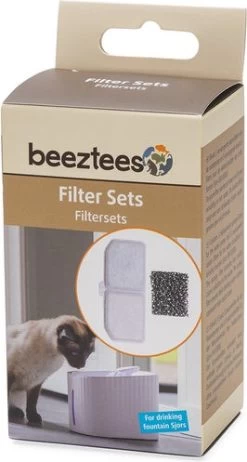 Beeztees Drinkfontein Filter Sjors Wit 11 X 6,5 X 5 Cm 8 Stuks -Beeztees 8712695214380 8