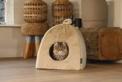 Beeztees Kattenmand Moza Beige 40 X 40 X 40 Cm -Beeztees 8712695214403 9