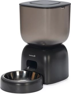 Beeztees Automatische Voerbak Chris Antraciet 32 X 32 X 8 Cm