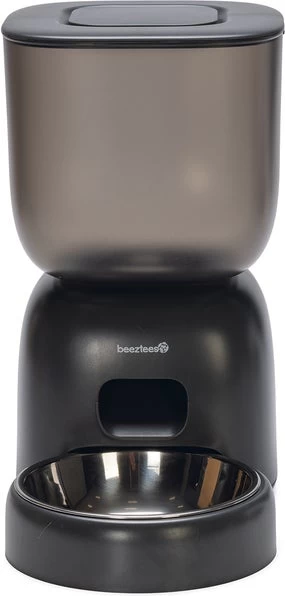 Beeztees Automatische Voerbak Chris Antraciet 32 X 32 X 8 Cm 5 Beeztees Automatische Voerbak Chris Antraciet 32 X 32 X 8 Cm - Afbeelding 3