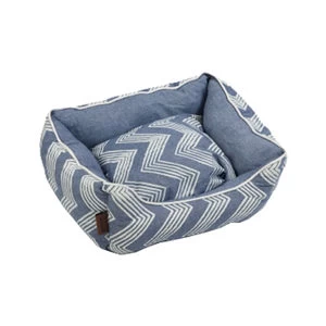 Beeztees Hondenmand ZigZag Blauw 55 X 50 X 20 Cm - Afbeelding 2