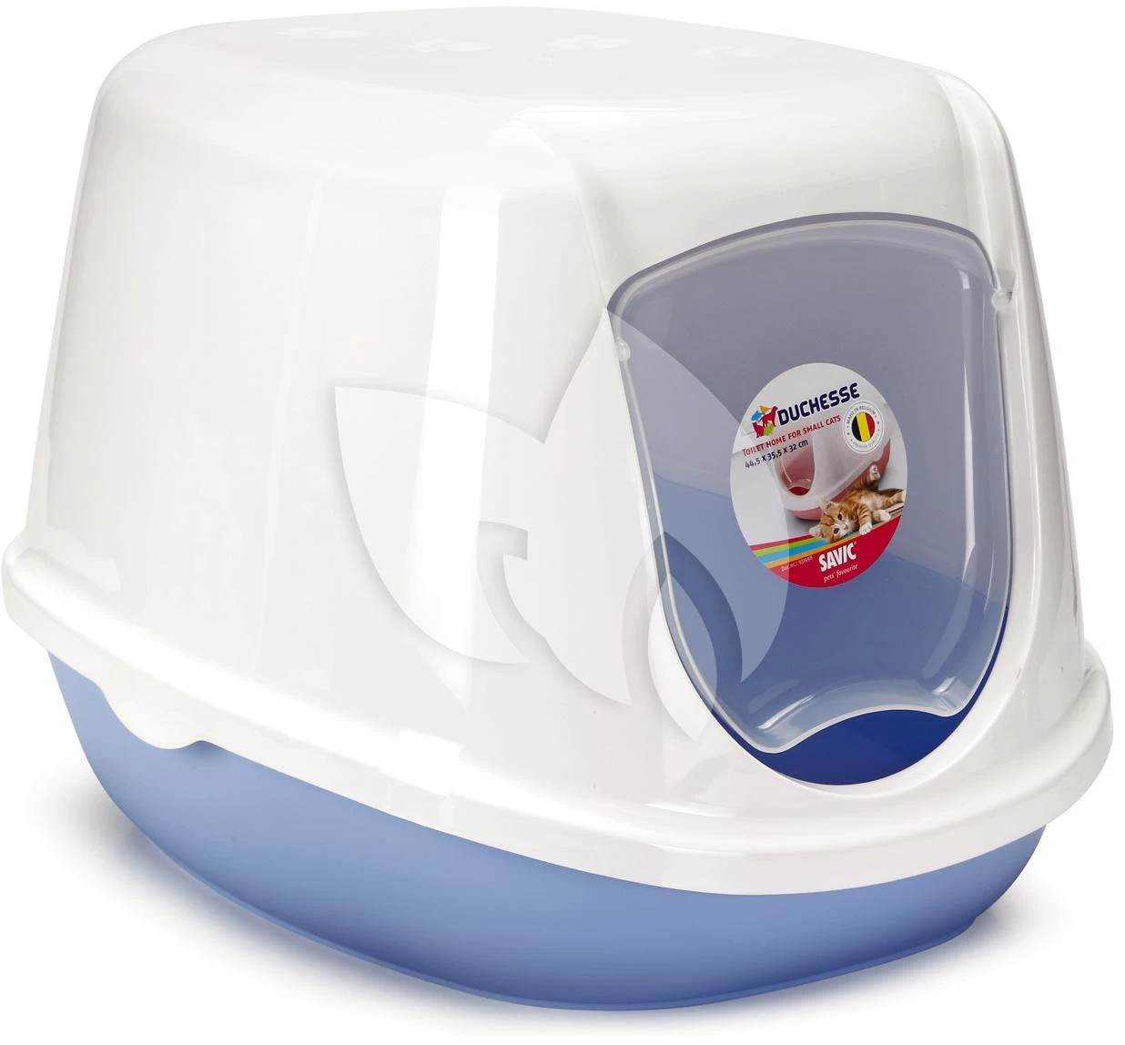 Beeztees Duchesse Kittenbak Blauw 3 Beeztees Duchesse Kittenbak Blauw