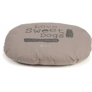 Beeztees Hondenkussen Ovaal Sweet Dogs Mokka 74 X 58 Cm 3 Beeztees Hondenkussen Ovaal Sweet Dogs Mokka 74 X 58 Cm