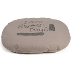 Beeztees Hondenkussen Ovaal Sweet Dogs Mokka 95 X 75 Cm