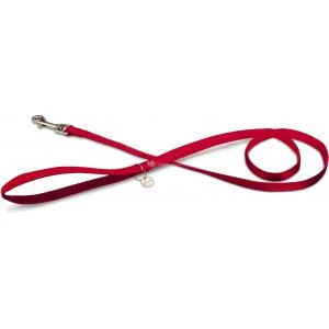 Beeztees Hondenriem Mac Leather 120cm X 15mm Rood 6 Beeztees Hondenriem Mac Leather 120cm X 15mm Rood - Afbeelding 4