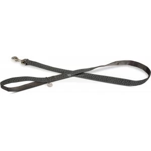 Beeztees Hondenriem Mac Leather 120cm X 25mm Grijs 3 Beeztees Hondenriem Mac Leather 120cm X 25mm Grijs