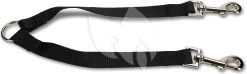 Beeztees Hondenriem Nylon Koppelstuk Duo 25cm X 20mm Zwart