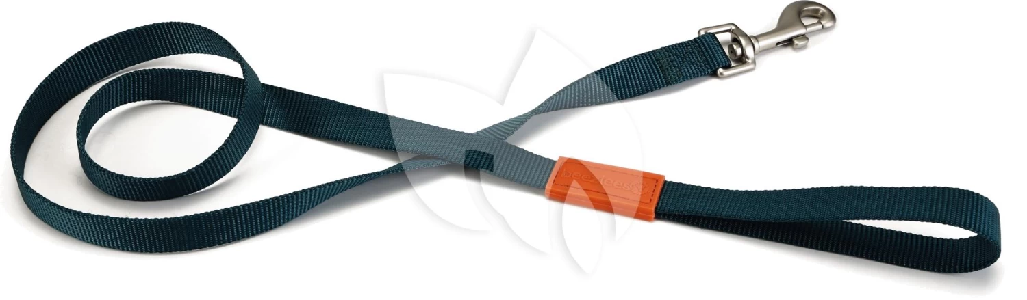 Beeztees Hondenriem Uni 120cm X 15mm Donkergroen 3 Beeztees Hondenriem Uni 120cm X 15mm Donkergroen