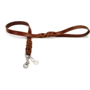 Beeztees Hondenriem Van Leer 100cm X 22mm Bruin 4 Beeztees Hondenriem Van Leer 100cm X 22mm Bruin - Afbeelding 2