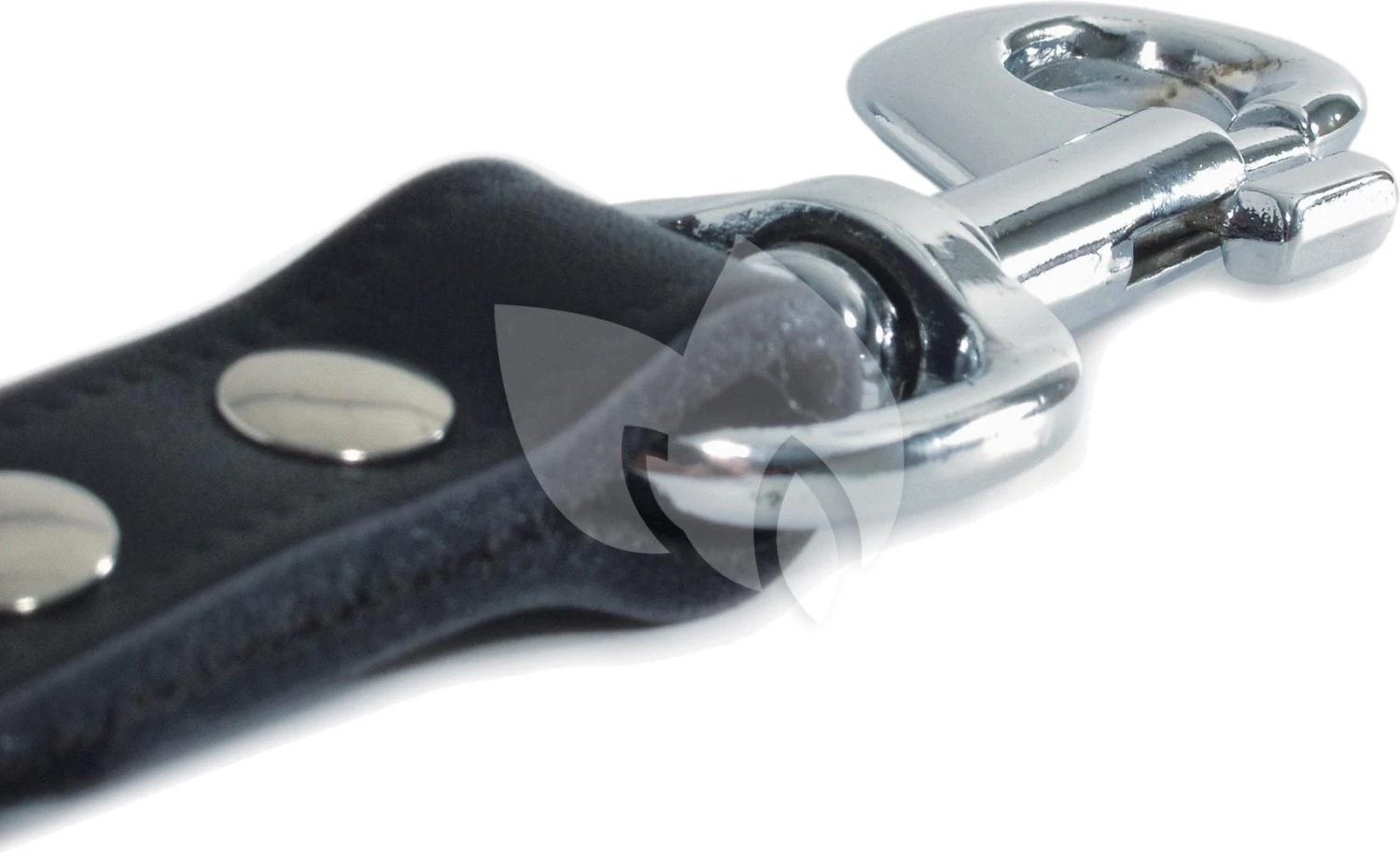 Beeztees Hondenriem Van Leer 130cm X 20mm Zwart 4 Beeztees Hondenriem Van Leer 130cm X 20mm Zwart - Afbeelding 2