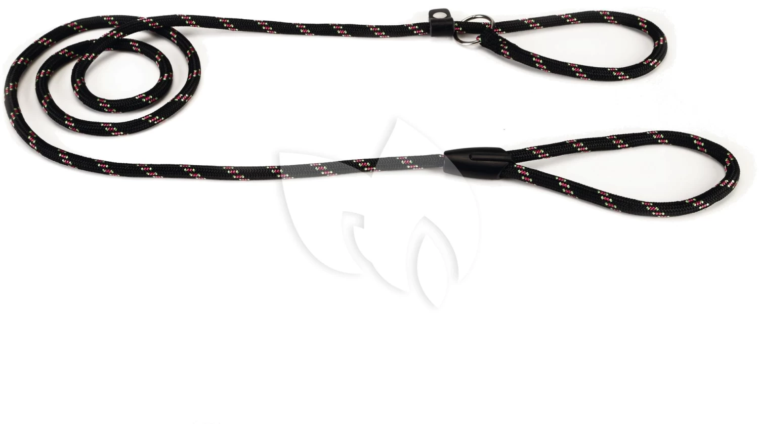 Beeztees Hondenriem Van Rond Nylon Sliplijn 170cm X 8mm Zwart 3 Beeztees Hondenriem Van Rond Nylon Sliplijn 170cm X 8mm Zwart