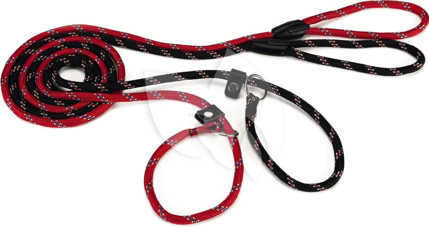 Beeztees Hondenriem Van Rond Nylon Sliplijn 170cm X 8mm Zwart 6 Beeztees Hondenriem Van Rond Nylon Sliplijn 170cm X 8mm Zwart - Afbeelding 4