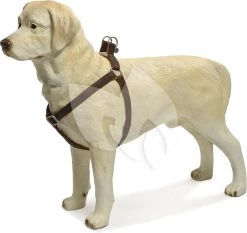 Beeztees Hondentuig Mac Leather Soft Touch 70-90cm Bruin