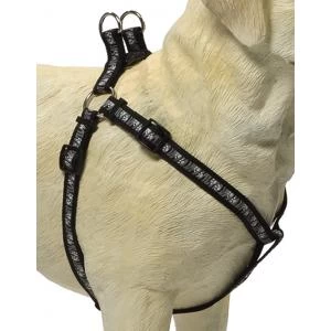 Beeztees Hondentuig Poot Motief 50-80cm Zwart 3 Beeztees Hondentuig Poot Motief 50-80cm Zwart