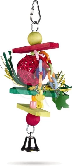 Beeztees Houten Vogelspeeltje Trinnox 22 Cm