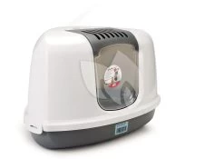 Beeztees Nestor Hoek Kattenbak Grijs / Wit