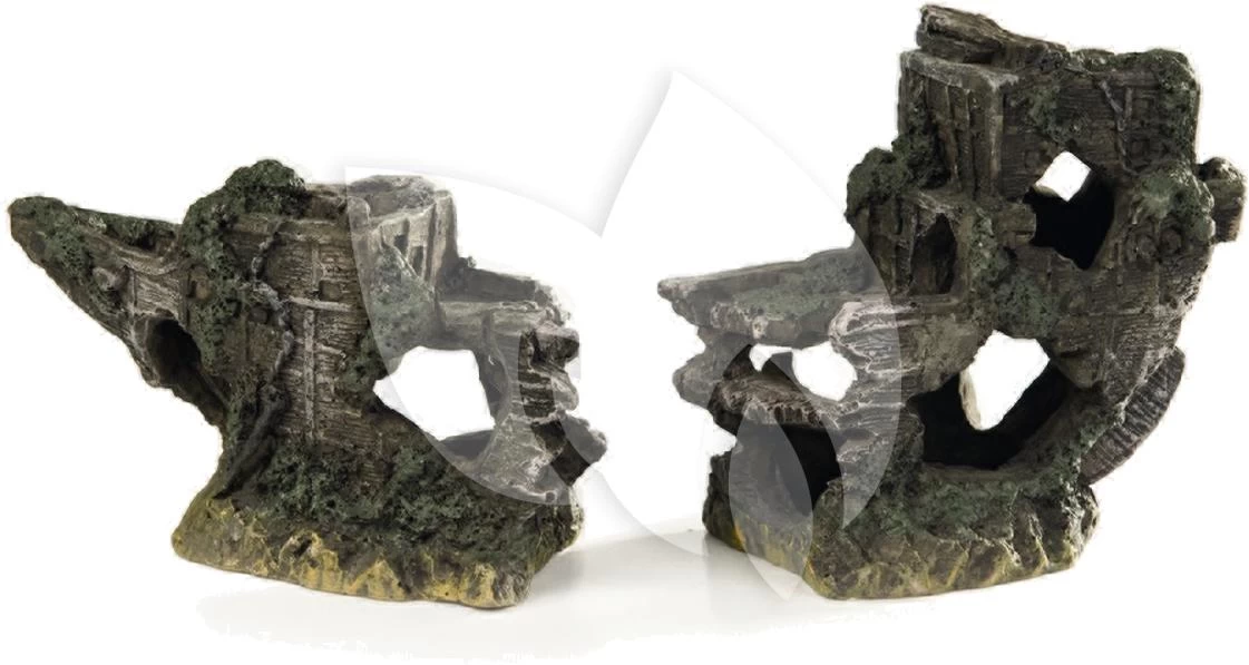 Beeztees Scheepswrak Aquarium Decoratie Klein 4 Beeztees Scheepswrak Aquarium Decoratie Klein - Afbeelding 2